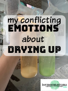 My Conflicting Emotions about ‘DRYING UP.’